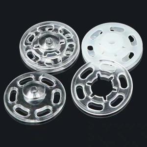 Plastic Polyester Snap Button Transparent Resin Buttons For set