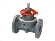Flange type diaphragm valve