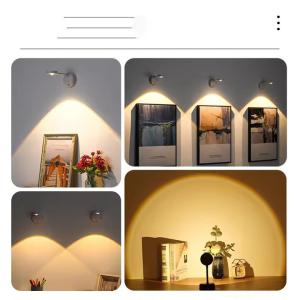 Three Color Adjustable LED Motion Sensor Spotlight Remote Control Motion Sensor