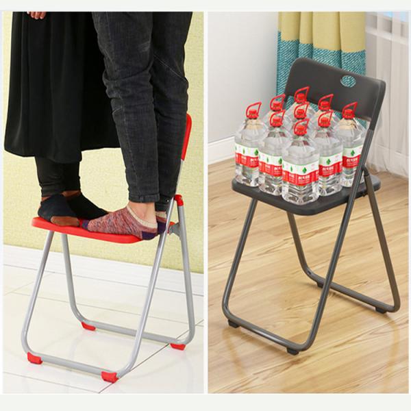 Office Building Stackable Folding Plastic Dining Chair 40*40*78cm for Banquet Events