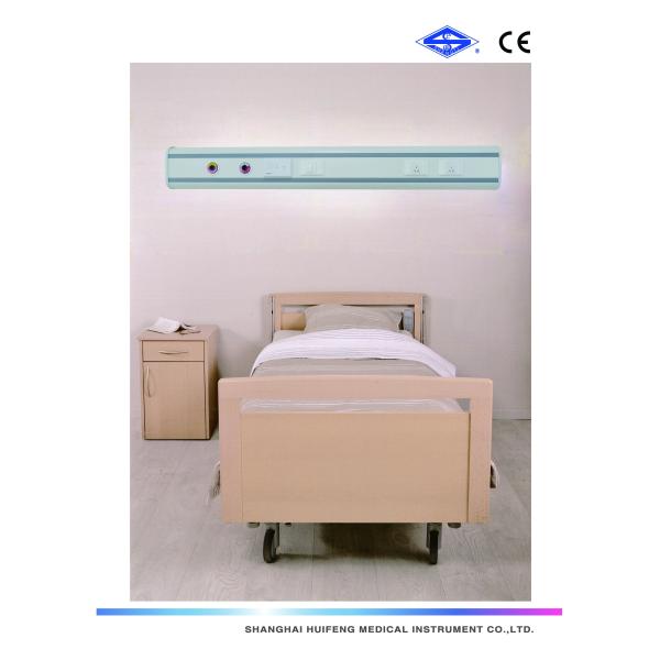 Horizontal Medical Bed Head Unit With Gas Outlets For Bed Ward Wall Mounted