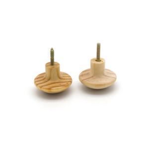 Pine wooden furniture knob wooden handle