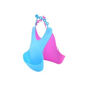 Anti - Bacterial Toddler Dribble Bibs , Multifunctional Soft Silicone Bib Easy