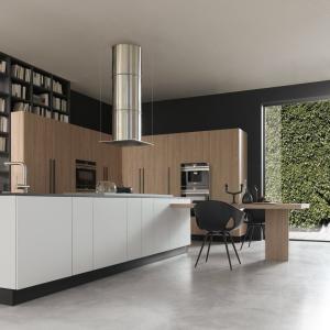 Luxury Kitchen Furniture Solid Wood Kitchen Cabinet With Modern Quartz Stone