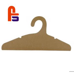 Brown Custom Cardboard Hangers Hot Stamping Surface