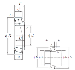 HR32311J Tapered Roller Bearing 55x120x45.5 MM 32311 32311C 32311J