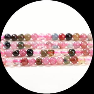 Quality Natural Multi Color Round Gemstone Beads African Turquoise Green Dot For Bracelets Necklaces Earrings DIY Jewelry Making for sale