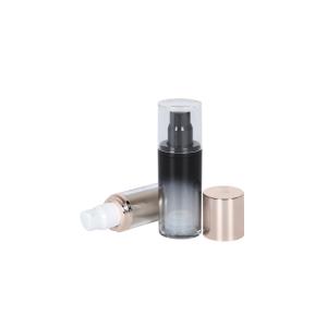 Clear Double Layer Arcylic Makeup Pump Bottle Base Foundation Packaging