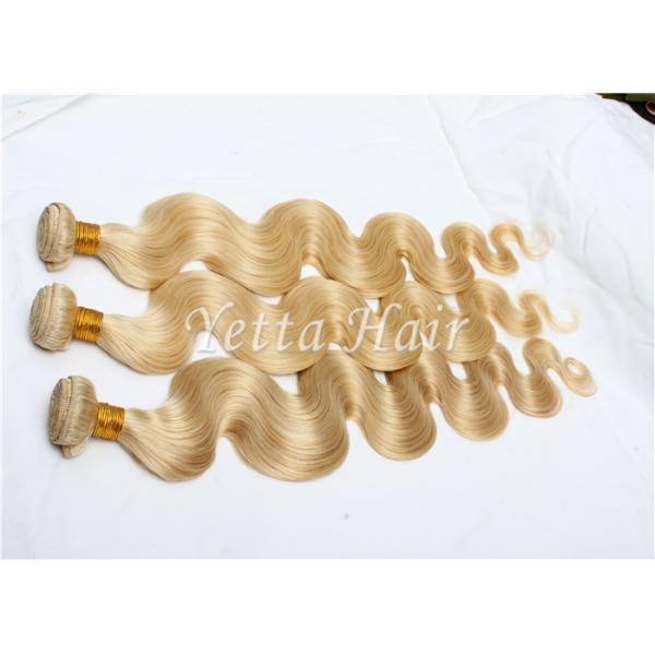 Buy Great Length Bleach Blonde Virgin Human Hair Extensions No Terrible Smell at wholesale prices