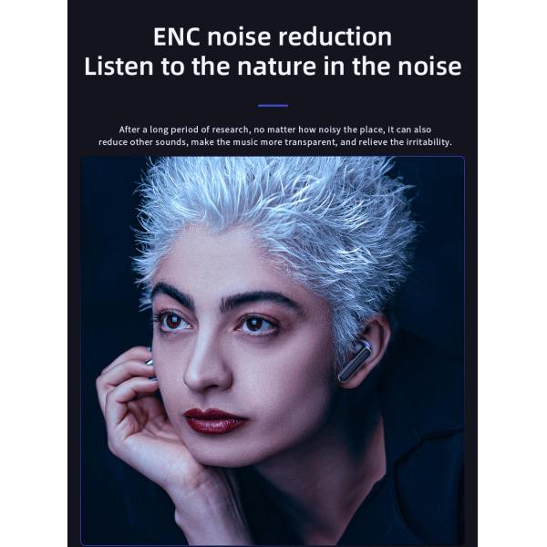 Mini Headset for Phone Calling and Music Newest Two Mic ENC True Wireless Earphones