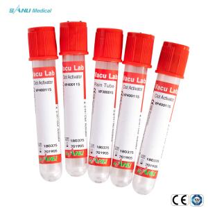 13x100mm Vacuum Blood Collection Plain Tube