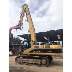 Second Hand Hydraulic Excavator CAT 330C With Vibropile Hammer