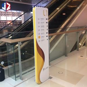 Shopping Mall Wayfinding Signage High Brightness Illuminated Sign Board