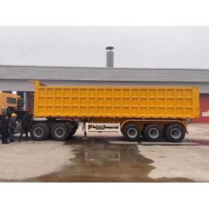 3 Axles 80-100tons 45cbm Rear Dumper Trailer Dump Tipper Semi Trailer in High