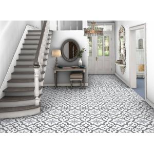 Gray 25x25cm Ceramic Rustic Tile for Indoor Floor