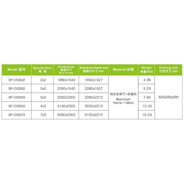 Easily Carry Fabric Wall Aluminum Tension Fabric Displays Vivid Color Print