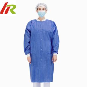 Visitor Coat Polypropylene Nonwoven Disposable Lab Coats