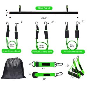 custom 10lbs Pilates Exercise Bar Kit Adjustable Portable For Women