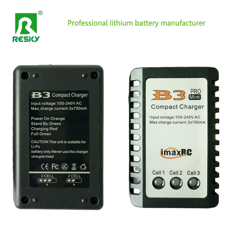 Quality RC IMAXB3 8W Balance Charger For 7.4V 11.1V 2s 3s 750mA rechargeable lithium polymer batteries for sale