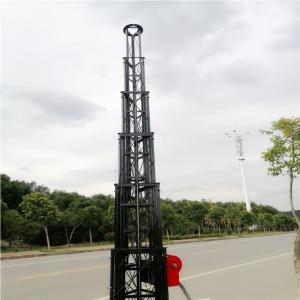 30M Portable Winch Up Aluminum Telescoping Antenna Tower