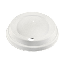 Biodegradable 80mm 90mm Sugarcane Bagasse Cups And Lids