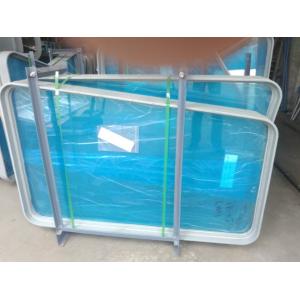Weathertight Aluminum Alloy Marine Windows Fixed Model 8 / 10 / 12 mm Thickness