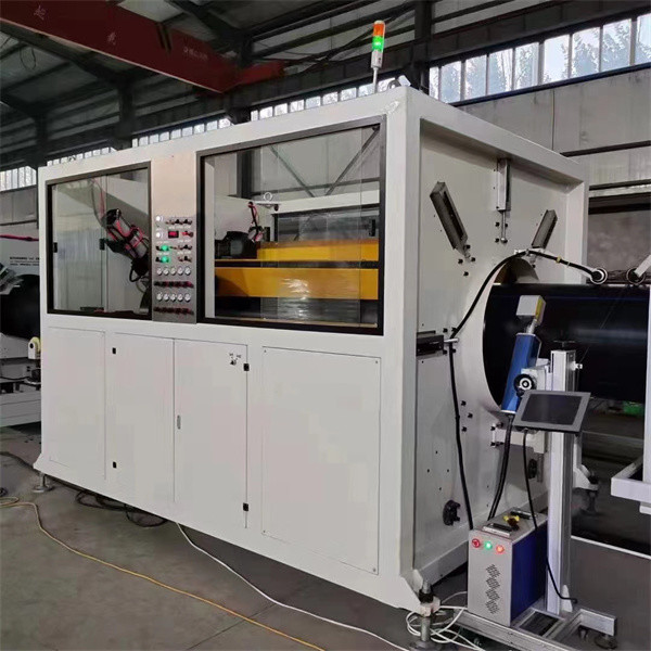 Buy Industrial Plastic Pipe Machine 60KW HDPE Pipe Extrusion Plant at wholesale prices