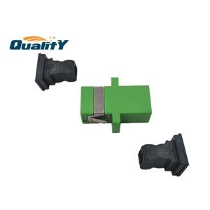 SC APC Single Mode / Multimode Fiber Duplex Adapter For Optical Data Transmissio