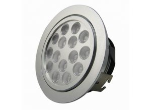 15W Aluminum Alloy + Lens 73mm(H) * 140mm(D) Dimmable LED Downlights