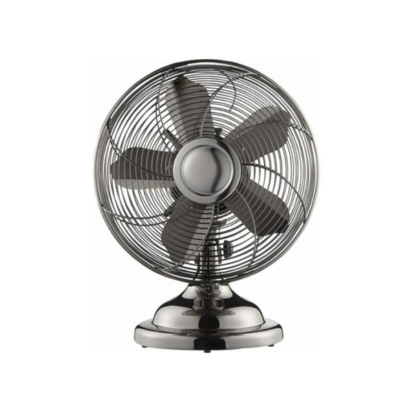 Classic Metal Desk Fan Oil - Rubbed Bronze 3 Speed Wide Oscillation