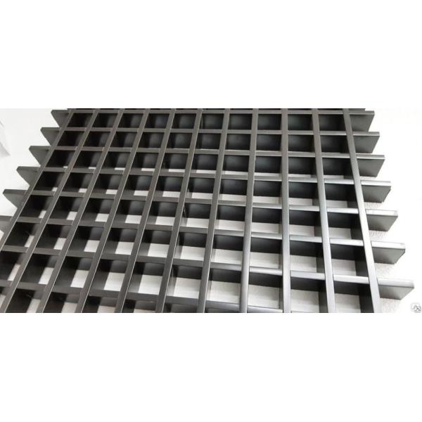 Buy Silver Steel Flat Bar Industrial Floor Grating With Stainless Steel Texture at wholesale prices