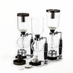 Sustainable Coffee Tea Tools Classic Glass Syphon Pot with Plug Pitcher and Milk