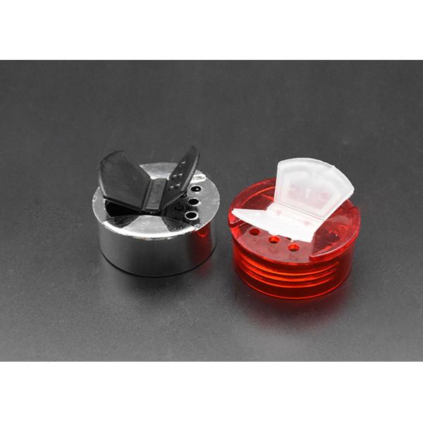 High White Glass Empty Glass Jars Salt And Pepper Shakers Round Shape