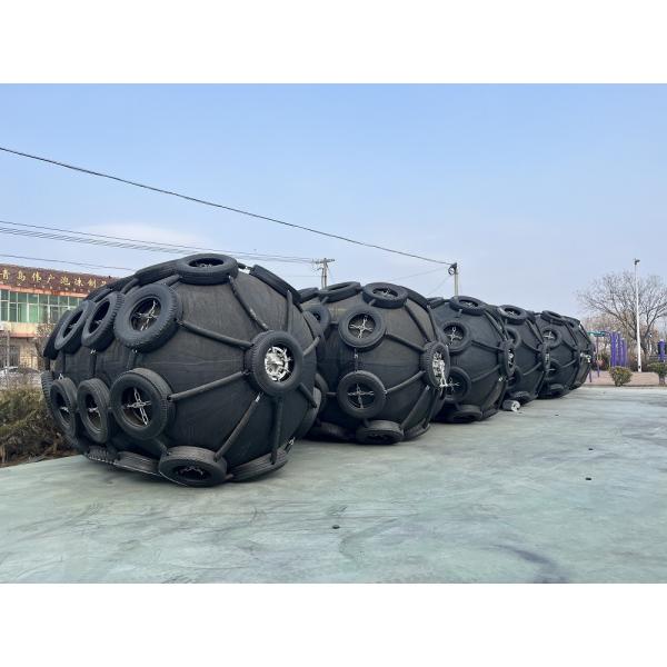 Buy Ship Berthing Pneumatic Rubber Fender Made Secure Simple Black at wholesale prices
