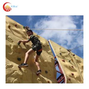 Removable Rock Climbing Practice Board Wall Fiberglass For Trampoline Park