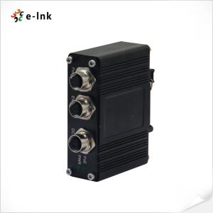 EN50155 Industrial 10/100/1000M/2.5G/5G/10G 90W PoE Injector with M12 connector