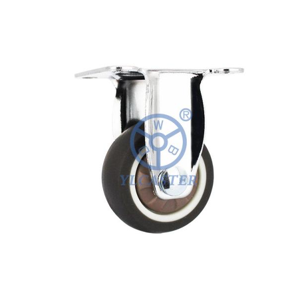 Buy 1.5" Small TPR Casters Directional Forward And Backward Cabinet Caster Wheels at wholesale prices