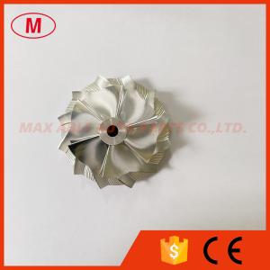Quality KP39 6+6 blades 34.10/46.00mm high performance turbo milling/aluminum 2618/billet compressor wheel for sale