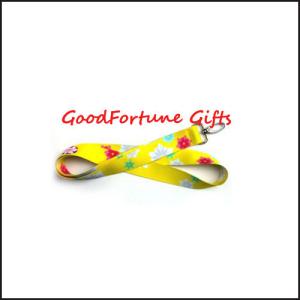 Compact And Portable Keychain And Lanyard Custom Printed Lanyard With Hook