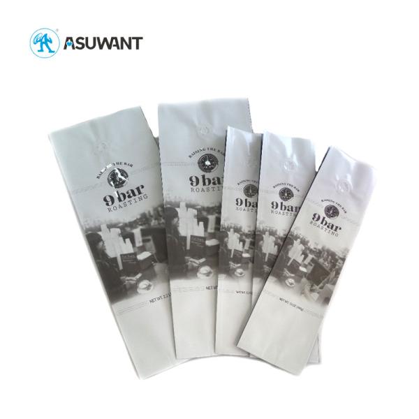 Buy Custom Printing Coffee Bag Side Gusset Stand Up Pouches Plastic Zipper Packaging at wholesale prices