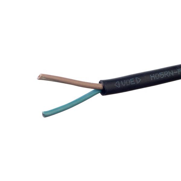 Industrial Electric Wiring Water Proof Cable Tower 60C Heat Resistant Copper Rubber Heavy Duty Ho7rn F-single or 2 Core