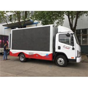 FAW 4x2 Diesel LED Screen Mobile Advertising Truck 3707ml Displacement