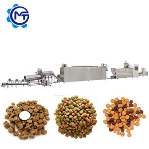 45kw Pet Food Processing Line Double Screw Extruder Machine MT65