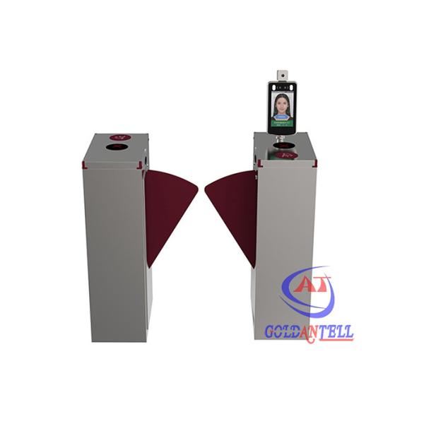 Buy Pedestrian Flap Turnstile Barrier Security Barrier Gate With Facial Recognition at wholesale prices