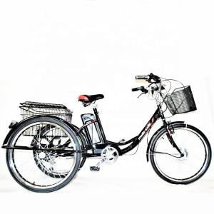 24" Rear Hub Motor Steel Frame 7speeds 36V350W 35KM/H Unisex Adult Electric