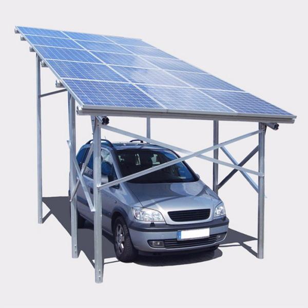 Buy Flexible Galvanized Steel 20kw Solar Carport Structures at wholesale prices