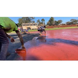 Spray Coat System Athletic Track elastic Synthetic Plastic Rubber Track