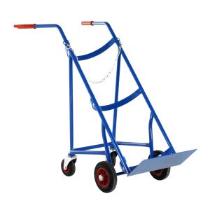 Powder Coating Propane Cylinder Trolley Oxygen Tank Carrier With Wheels