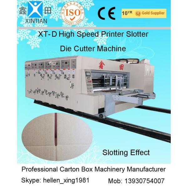 Buy 4 Color Flexo Printer Corrugated Carton Machinery Electrically For Carton Box Making at wholesale prices