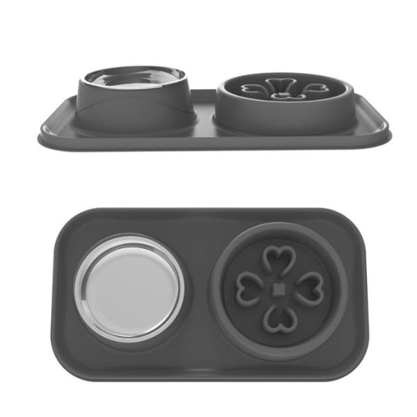 Slow Feeder Food Puzzle Dog Bowls with Lick Mat